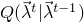 $Q(\vec{\lambda}^{t} | \vec{\lambda}^{t-1})$