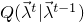 $Q(\vec{\lambda}^{t} | \vec{\lambda}^{t-1})$